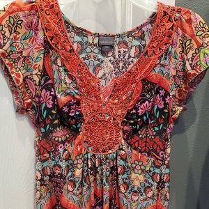 Multi color dressy shirt